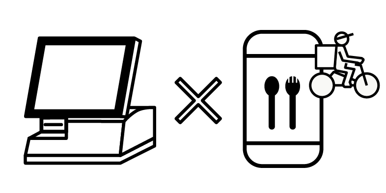 POSシステムとモバイルオーダー連携のイメージ画像