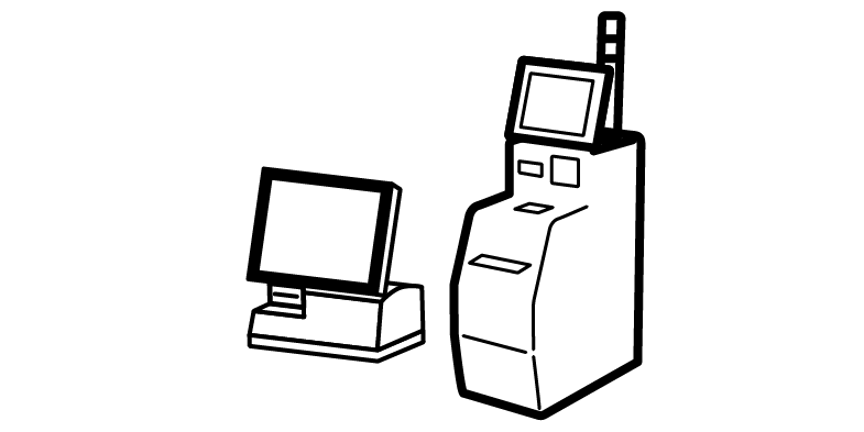 POSソフトウェア搭載のデバイスのイメージ画像