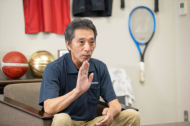 製造部の加藤氏のイメージ