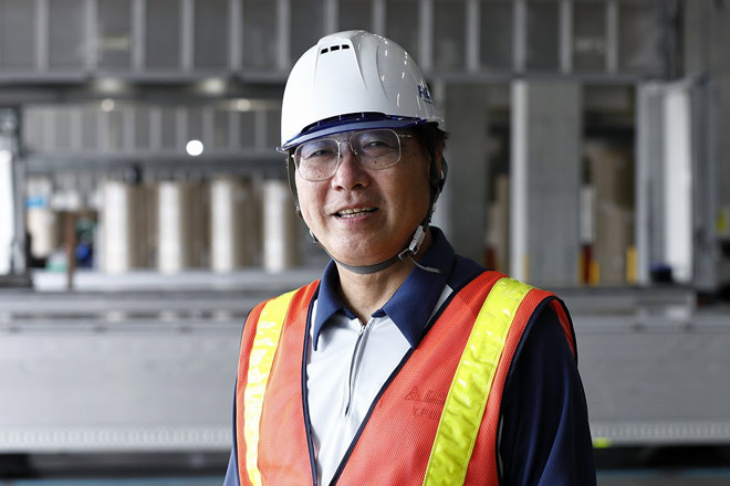 尼崎工場物流部部長代理福井 泰秀氏