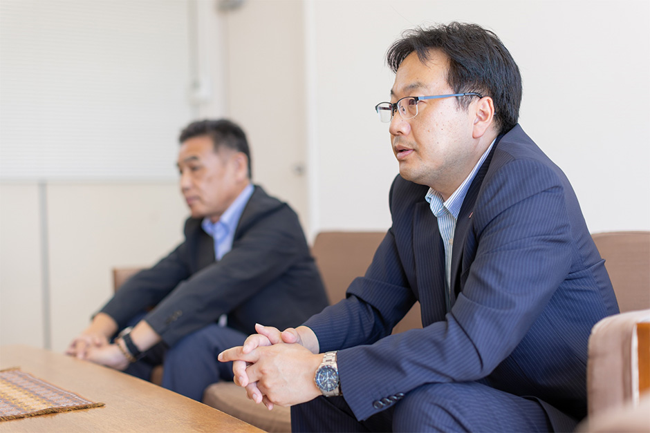 松本拓也氏と久保田明宏氏