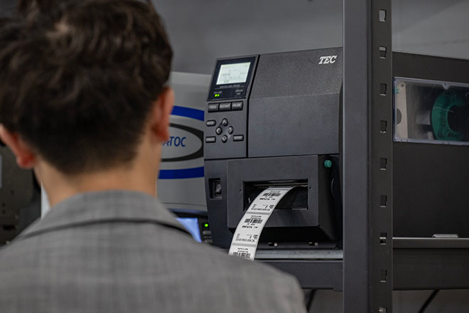 RFIDラベルプリンタ『B-EX4T1』のイメージ画像