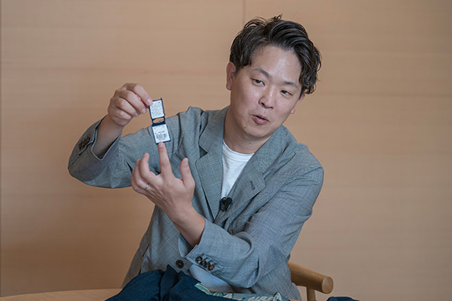 残布を使ったおしゃれなRFタグのイメージ画像