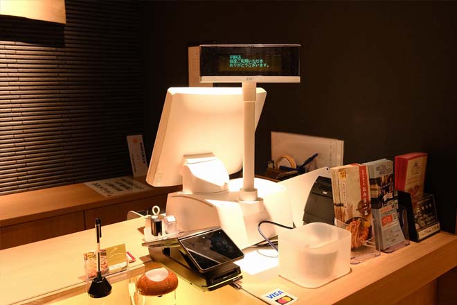 レジ機器のイメージ