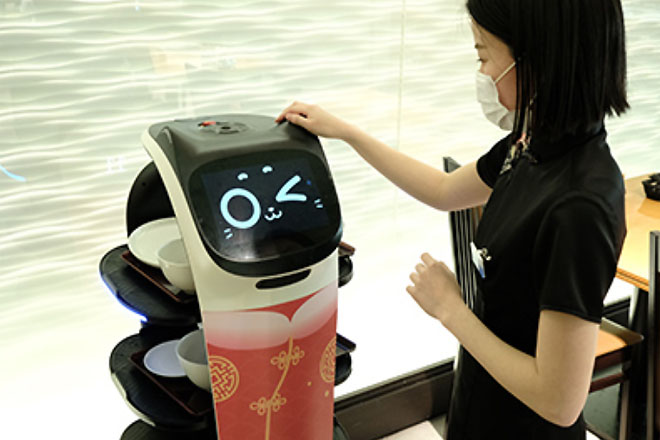 配膳ロボット「BellaBot」のイメージ画像