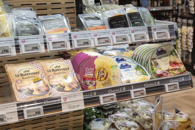 店内の電子棚札のイメージ