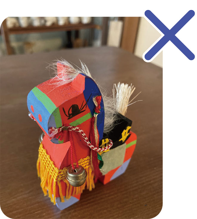 商品に近づいて撮影