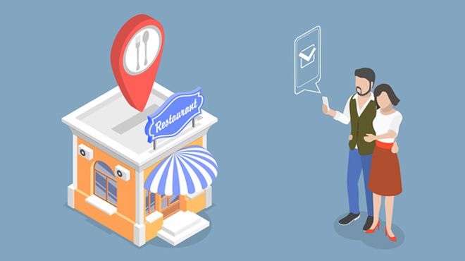 今後のトレンドとなる予約管理システムのイラストイメージ画像