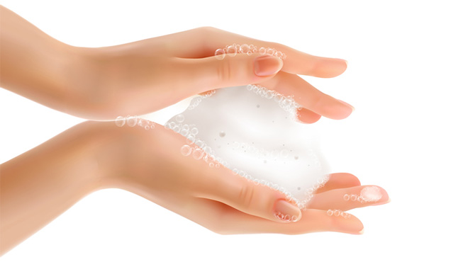 化粧品、スキンケア、ヘアケアなどのサンプルを使用しているイメージ画像