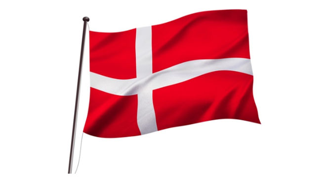 デンマーク国旗のイメージ画像