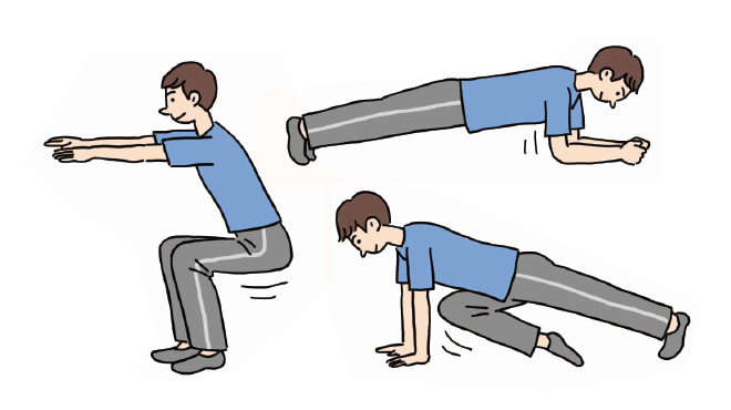 トレーニングのイラストイメージ