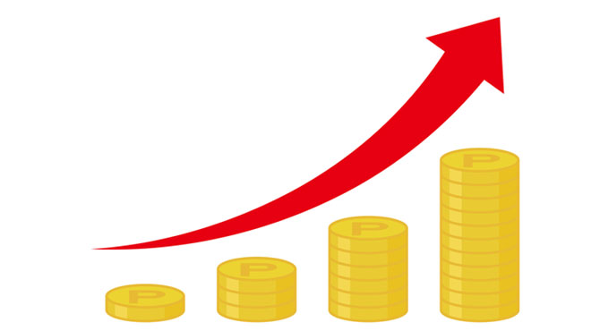 ポイントアップのイメージ画像