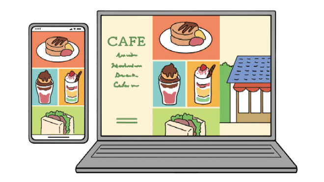 スマホンシブのイラストイメージ