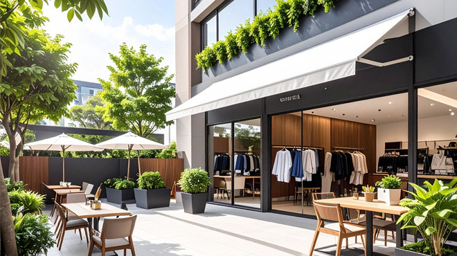 来店自体が“イベント”になるよう設計されたアパレルブランドの店舗のイメージ画像