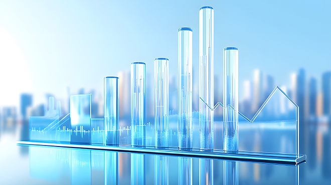 RFIDシステムの導入におけるコストと導入効果を比較する棒グラフのイメージ画像