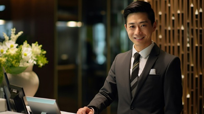 スーツを着用した男性のイメージ画像