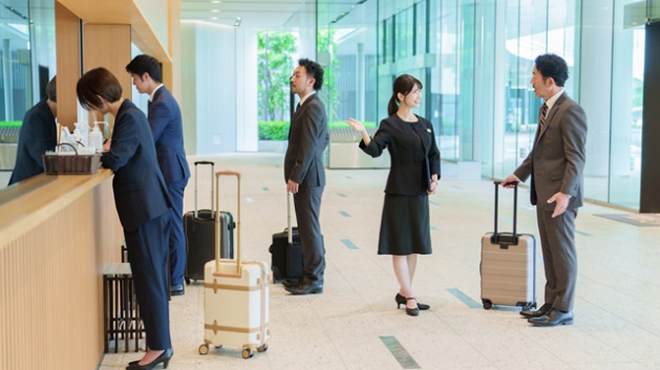 ホテルの受付のイメージ画像