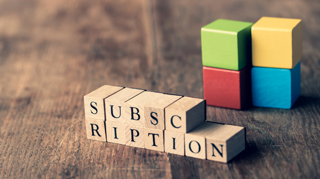 サブスクリプションのイメージ画像
