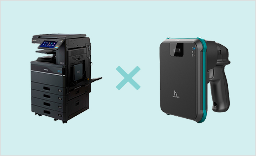 複合機とRFIDソリューションの組合せ運用のイメージ画像