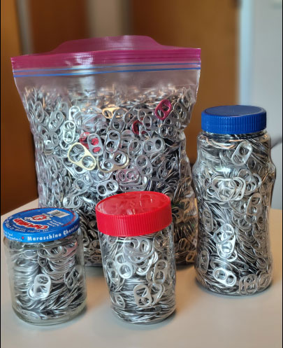 ポップタブの回収・寄贈