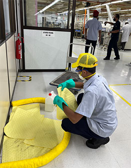 化学物質取扱緊急時対応訓練