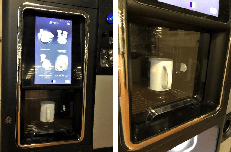 マグカップ対応コーヒーマシンを導入し使い捨てプラスチック使用量を削減　Reducing Single-Use plastic usage : Replacing to the vending machine which makes available the use of a Glass Cup