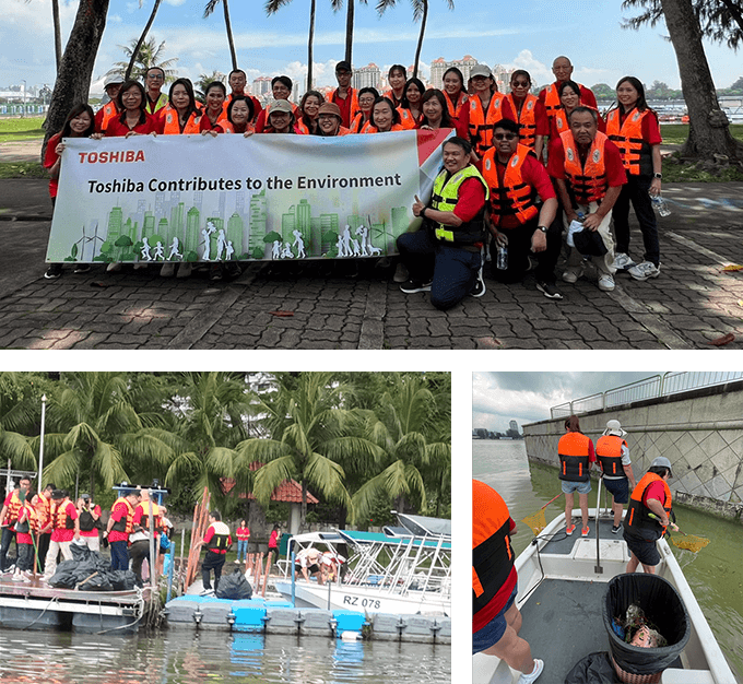 清掃活動 Coastal clean up at Kallang