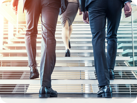 階層別教育のイメージ