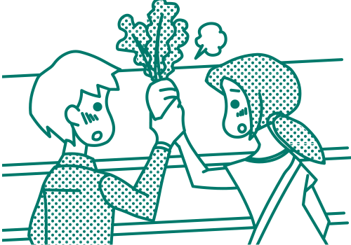 週末買い物に行くと同期と会う