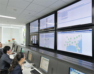 システムサポートセンターの様子