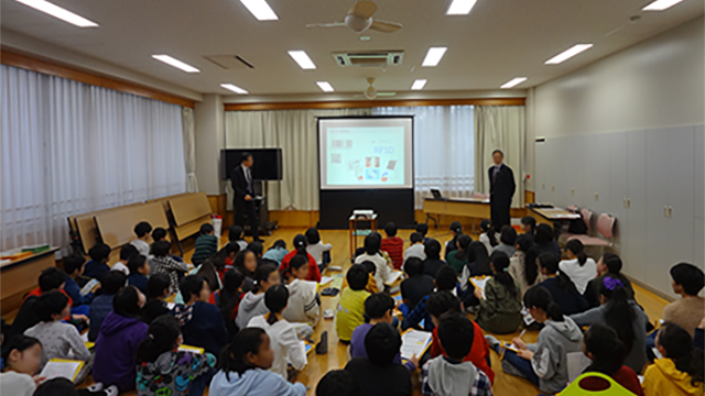 出前授業の写真