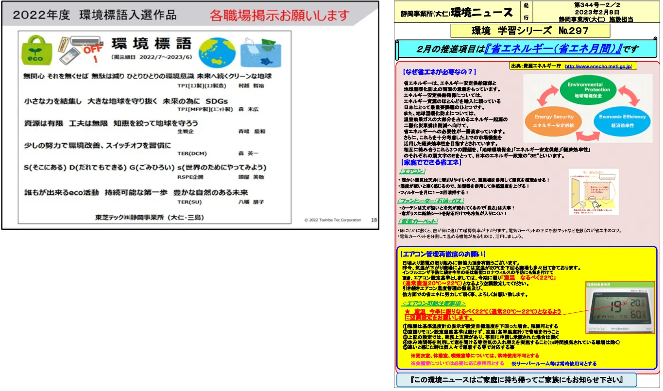 省エネ活動の推進