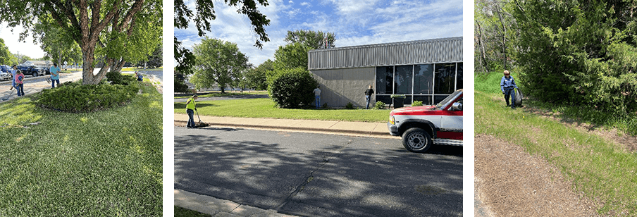 事業所周辺の清掃活動 (クリーンアップ プロジェクト)