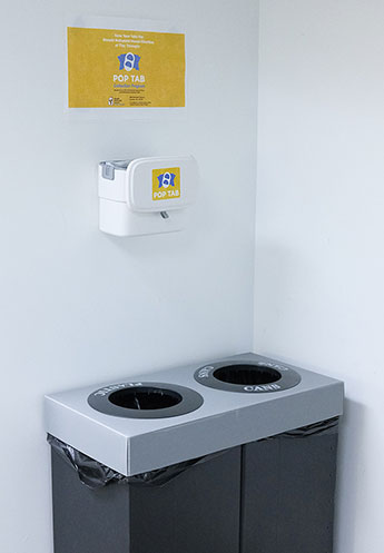 ポップタブの回収・寄贈