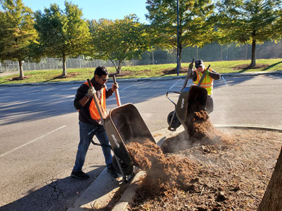 事業所近隣の公園整備
