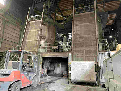 産業廃棄物処理工程視察