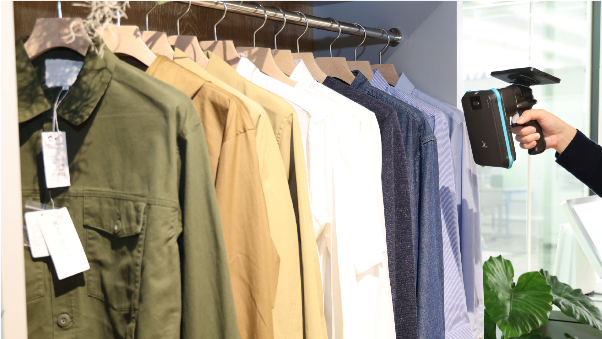 衣料品店での利用のイメージ画像