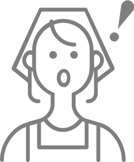 スタッフの心理的負担軽減のイラスト