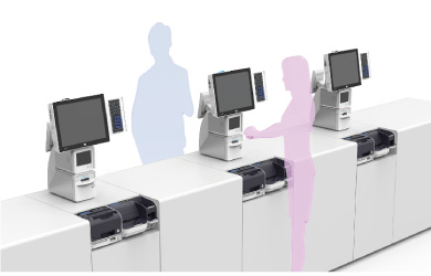 対面POS設置例イメージ