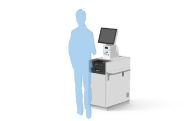 自社型電子マネーチャージ機設置例のイメージ