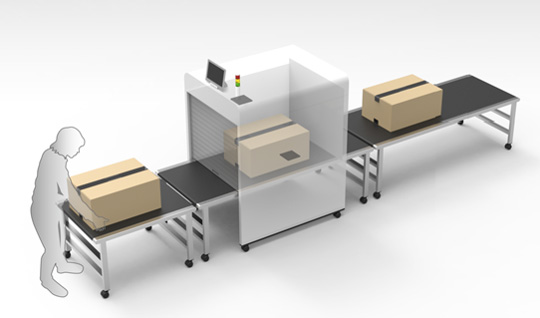 自動搬送型RFIDトンネル式ゲート