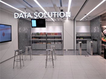 無人店舗ソリューションなどのデータソリューションのエリア