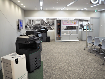 複合機を中心としたオフィス向けソリューションのエリア