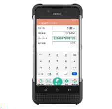 「携帯ラベル発行システム」（Android版）の使用イメージイメージ画像