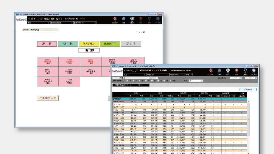 グラフ画面イメージ