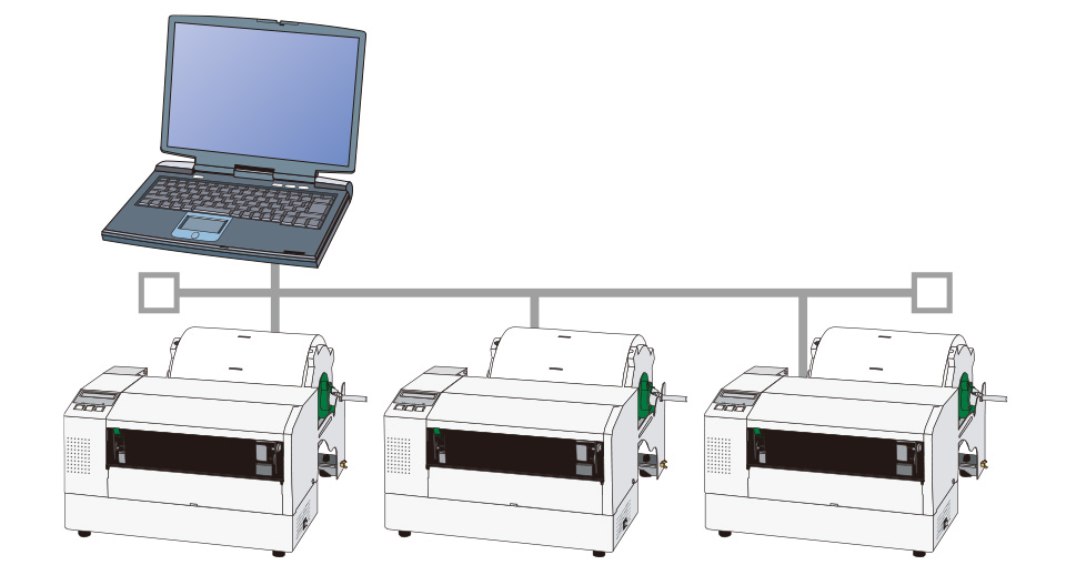 ラベルプリンタ　B-858