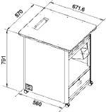 標準型 TSU-PT-6800CF2-VT-4寸法図