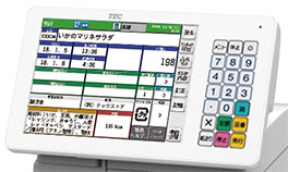 見やすく直感操作ができるタッチパネルのイメージ