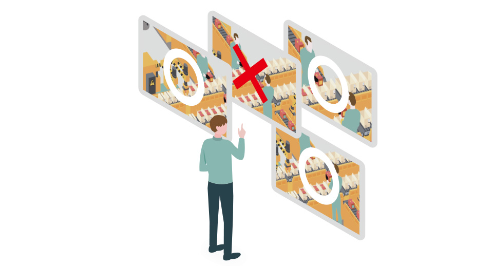 映像検索システムのイメージ