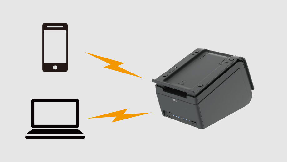 LANポートを備えた多彩な通信機能のイメージ